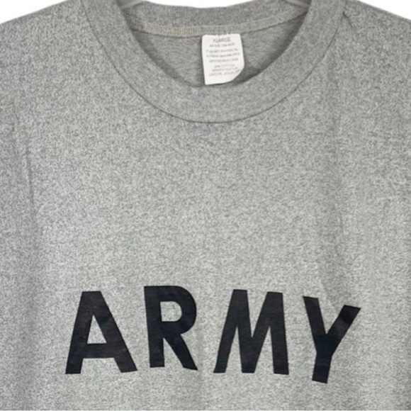Army PT Tee Shirt XL Gray Workout Physical Training Uniform Unused - Picture 2 of 7